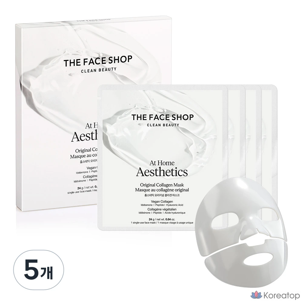 Тканевая маска для лица The Face Shop Homeesthetic Original Collagen Mask, 20 шт.