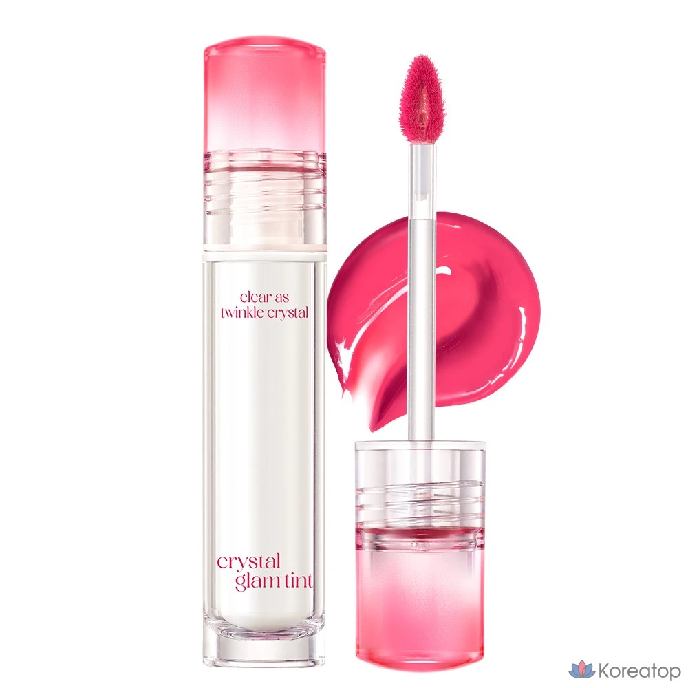 Тинт для губ Clio Crystal Glam Tint, оттенок 010 Baby Berry, 3.4 г, 1 шт.