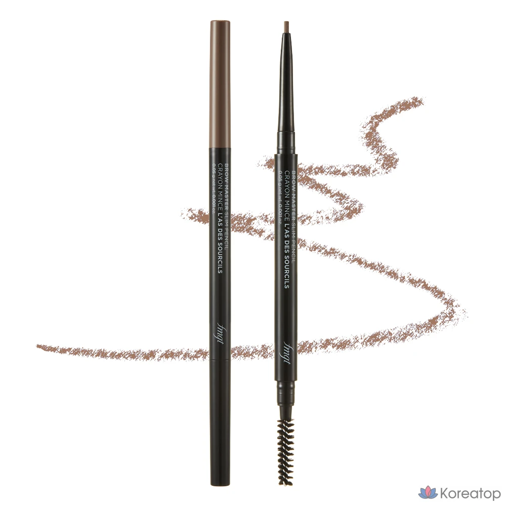 Карандаш для бровей The Face Shop Brow Master Eyebrow Slim Auto Pencil, оттенок 03 Nude Brown, 0.05 г, 1 шт.