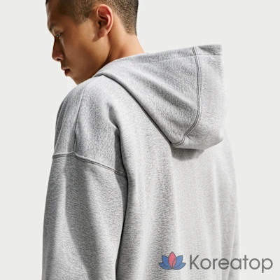 Худи на молнии мужской Nike Club Oversized Fleece Full Zip Reversible Hoodie, фото 2