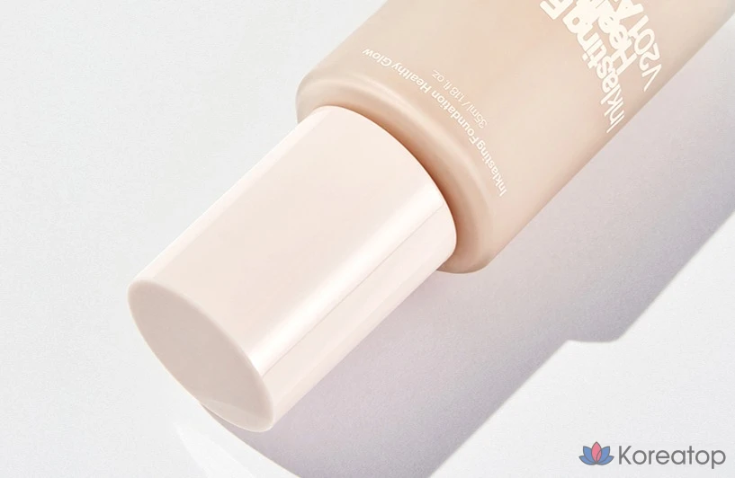 Фундация The Face Shop Ink Lasting Foundation Healthy Glow, оттенок V201 Apricot Beige, 1 шт.