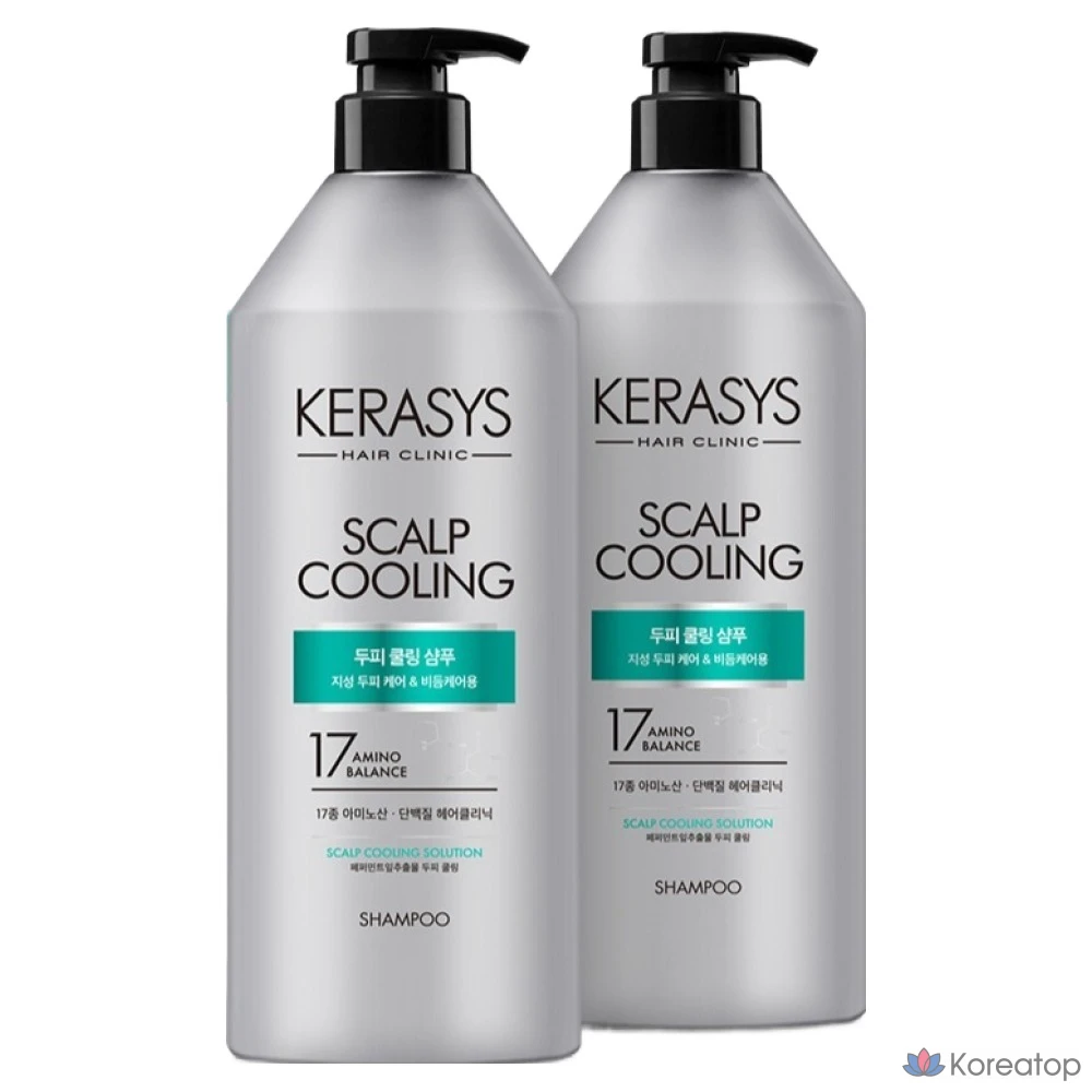 Шампунь KeraSys Scalp Cooling Protein, 1.5 л, 1 шт.