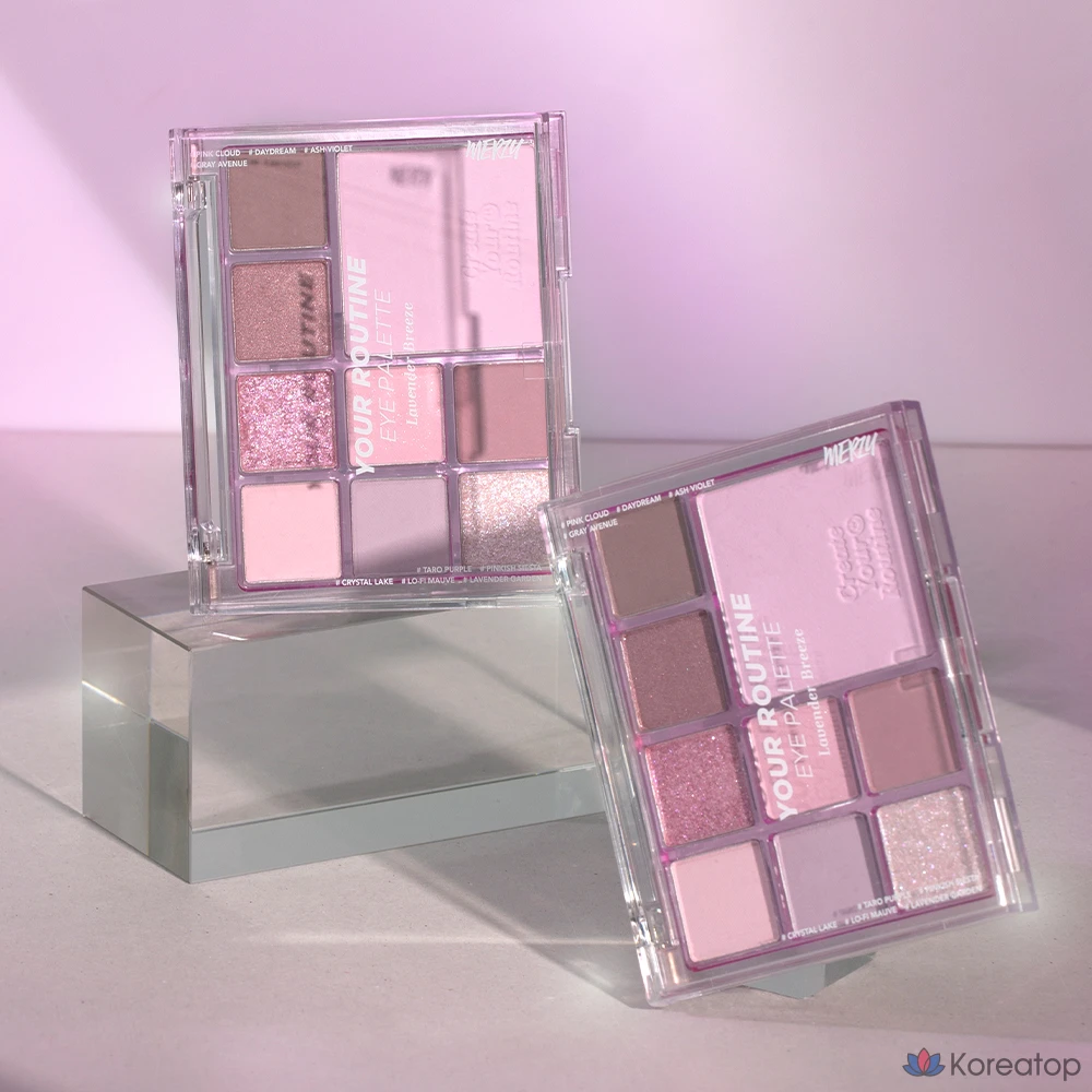 Палитра для век MERZY Your Routine Eye Palette, оттенок Lavender Breeze, 12.3 г, 1 шт., фото 4