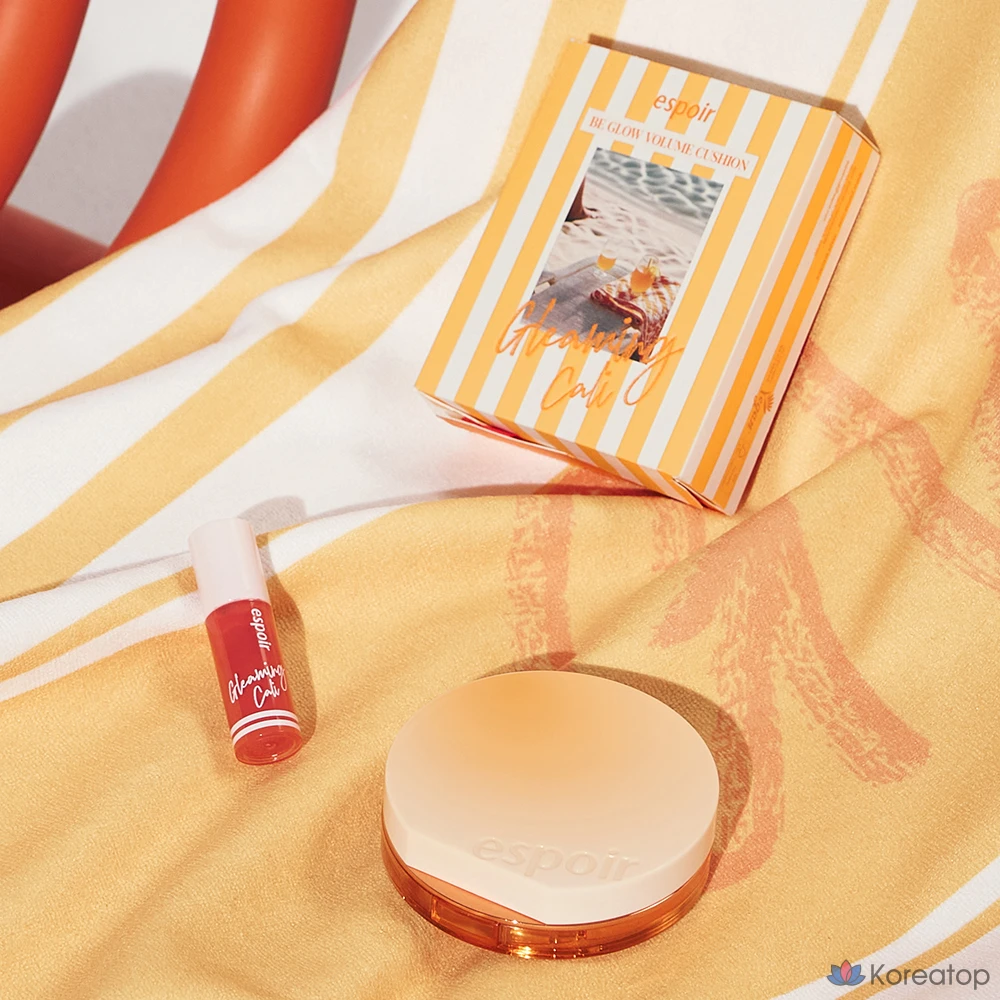 Кушон Espoir Be Glow Volume Cushion Foundation SPF42 PA+++ Glimming Kelly Edition, оттенок 20 Vanilla, 13 г, 1 шт., фото 4