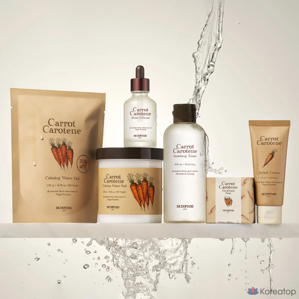 Тонер Skinfood Carrot Carotene Soothing Toner, 300 мл, 1 шт.