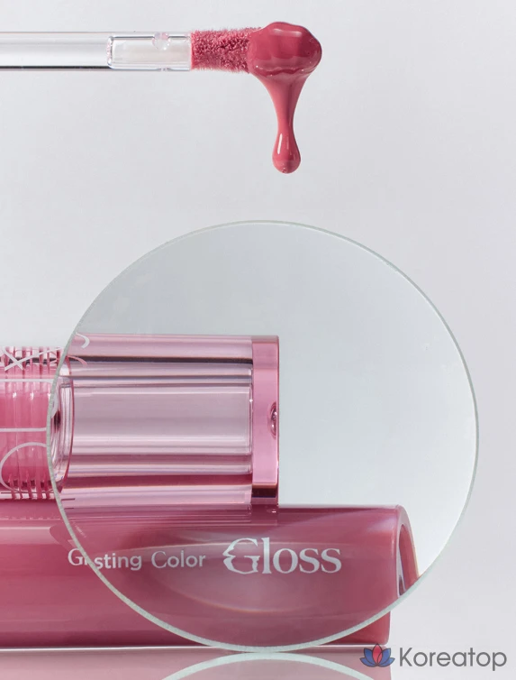 Блеск для губ ROM&ND Glasting Color Gloss, оттенок Gray Paw Way, 1 шт.