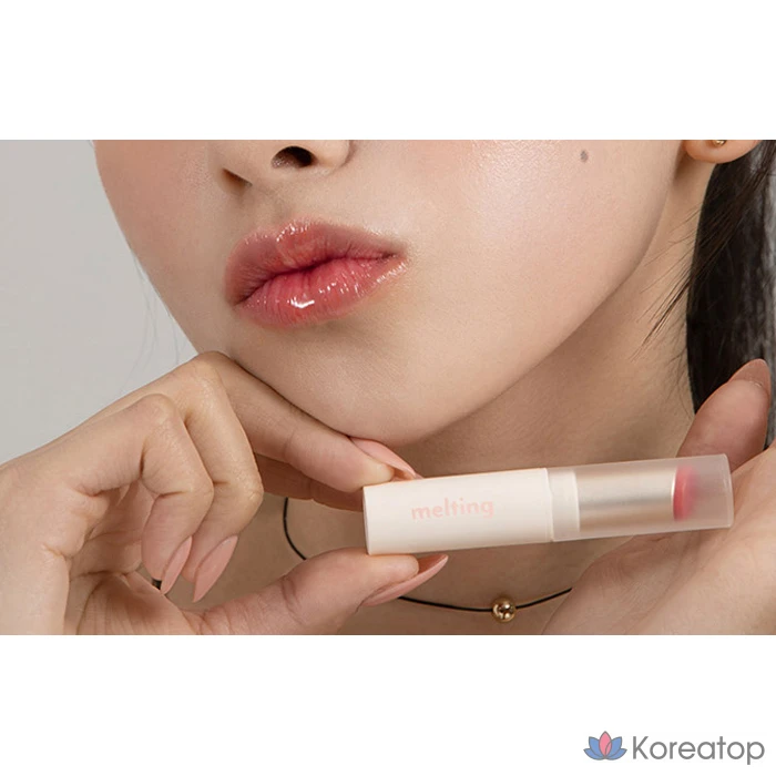 Бальзам для губ MERZY Glossy Melting Tinted Color Lip Balm, оттенок GL3 About Pig, 4 г, 1 шт., фото 2