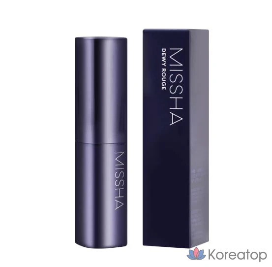 Губная помада Missha Dewy Rouge Lipstick, оттенок Chiffon Dress, 1 шт., фото 4