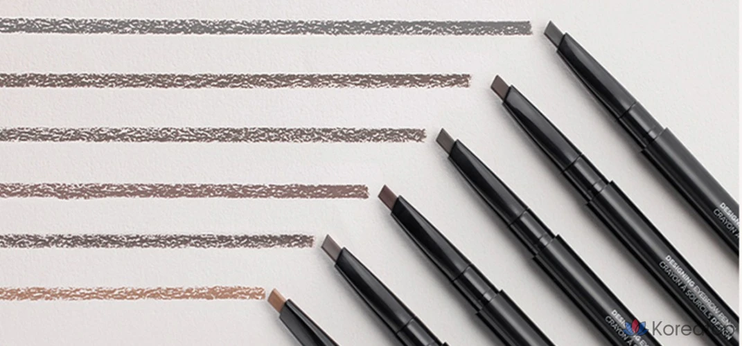 Карандаш для бровей FMGT Designing Eyebrow Auto Pencil Refill, оттенок 02 Gray Brown, 0.3 г, 1 шт.