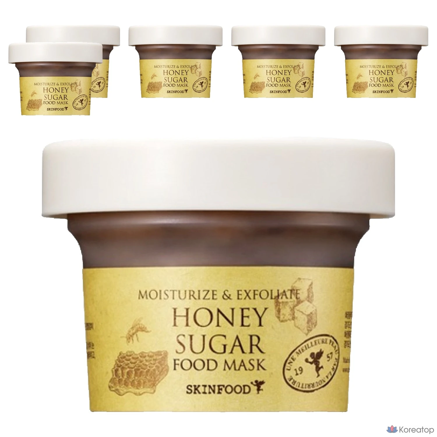 Тканевая маска для лица Skinfood Honey Sugar Food Mask, 120 г, 6 шт.
