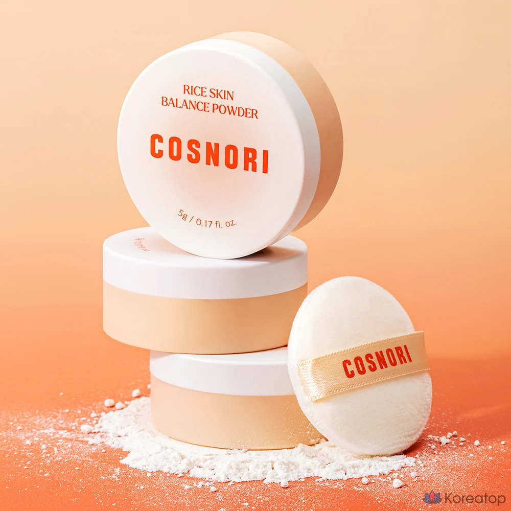 Пудра для лица Cosnori Rice Skin Balance Powder, оттенок White, 5 г, 1 шт.
