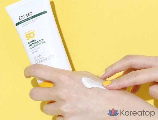 Солнцезащитный крем Dr. Ato Derma Waterproof Sun Protector SPF50+ PA++++, 80 мл, 1 шт.