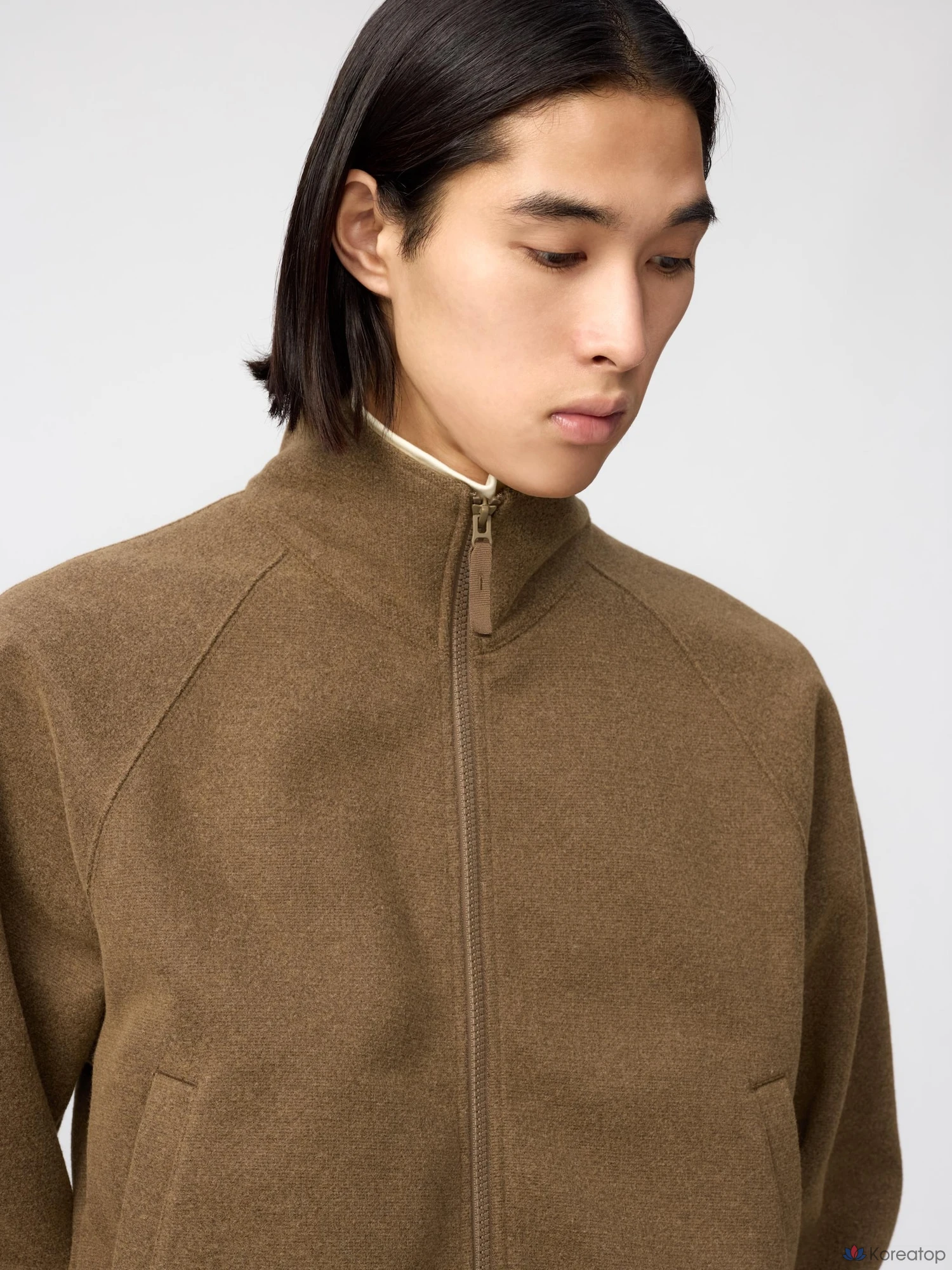 Блузон Uniqlo Brushed Full Zip Blouson