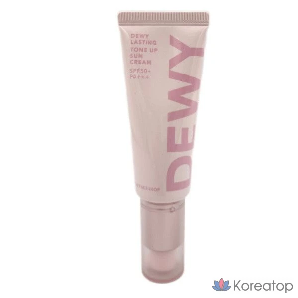 Солнцезащитный крем The Face Shop Dewy Lasting Tone Up Sun Cream SPF50+ PA+++, 35 мл, 1 шт.