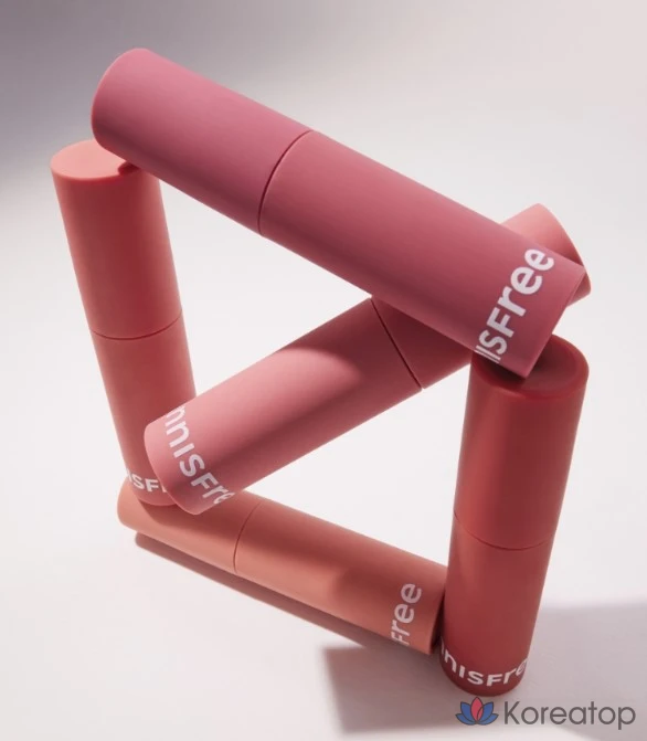 Тинт для губ Innisfree Airy Matte Tint, оттенок 5 Radish Pink, 3.8 г, 1 шт., фото 5