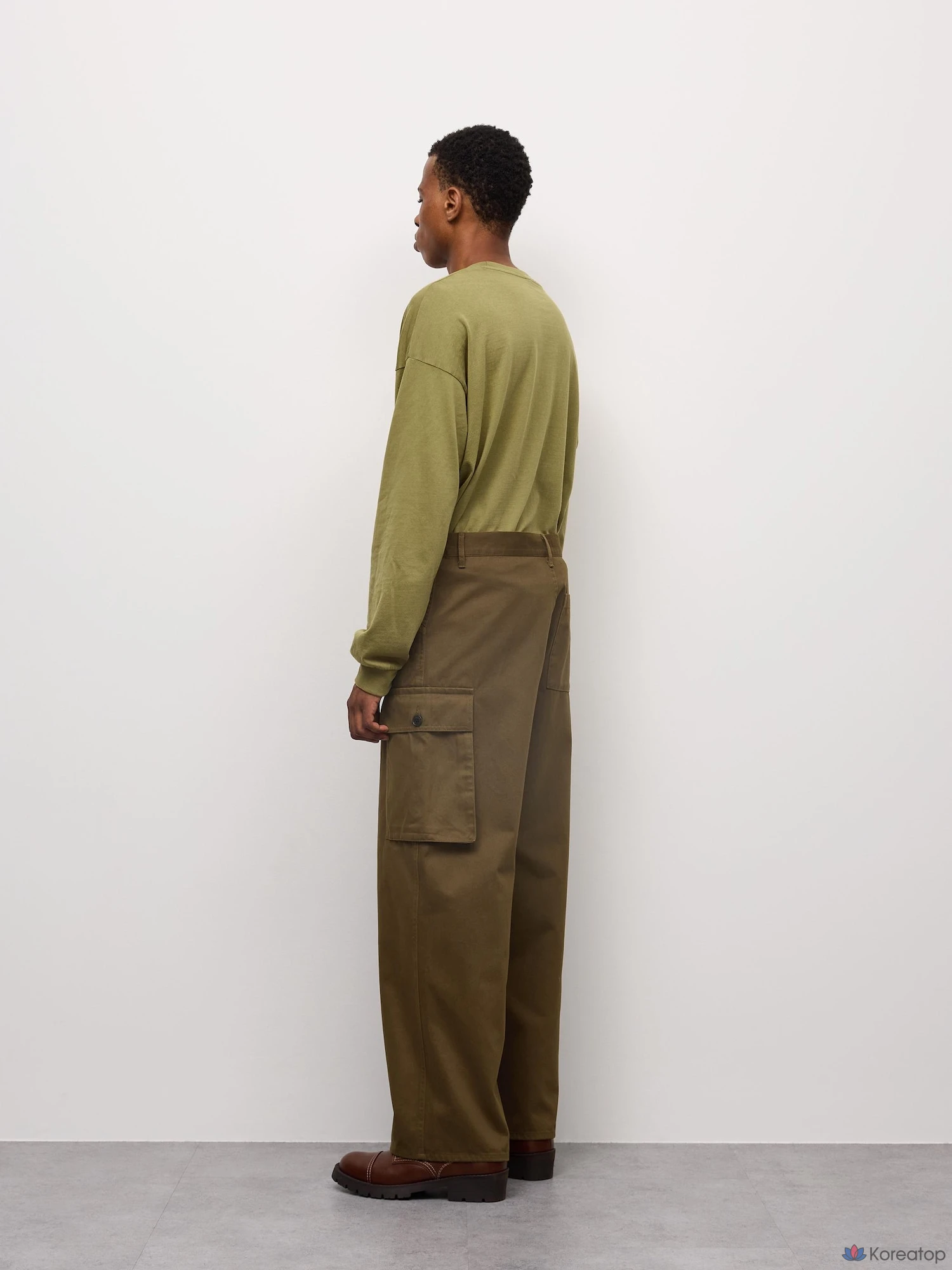 Брюки Uniqlo Cotton Wide Utility Pants