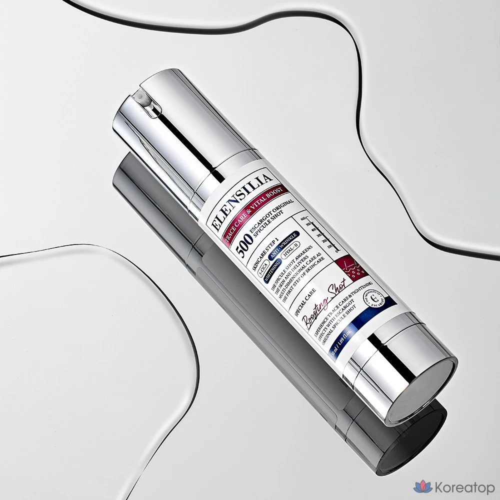 Сыворотка Elensilia Escargot Original Snail Serum Needle Essence 500 Shot, 50 мл, 1 шт.