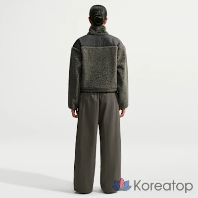 Куртка женская Nike NikeSKIMS Sherpa Oversized 3/4 Zip Jacket