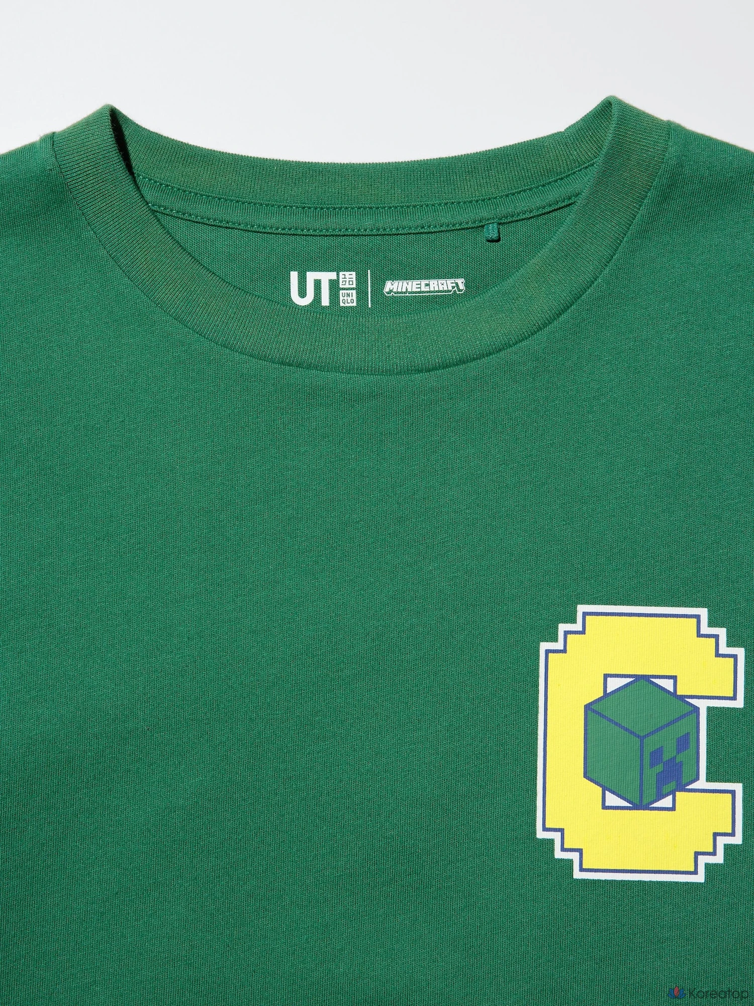 Футболка детская Uniqlo Minecraft UT Graphic T-Shirt, черный