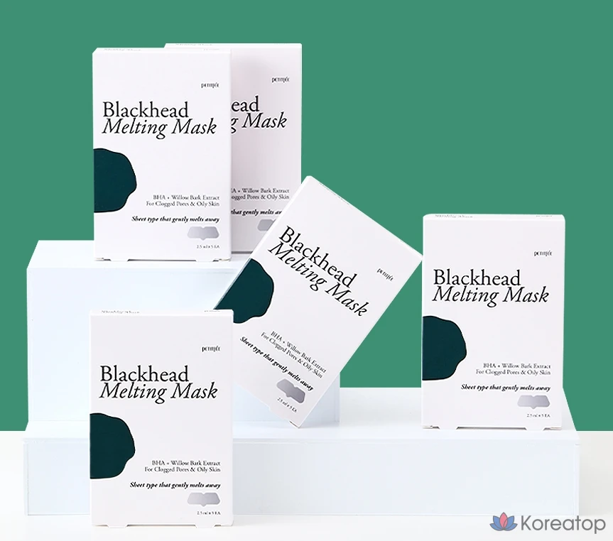 Пилинг-маска Petitfee Blackhead Melting Mask, 12.5 мл, 5 шт.