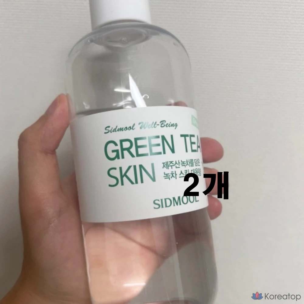 Тонер Sidmool Original Wellbeing Green Tea Skin Pore Elasticity, 500 мл, 1 шт., фото 5