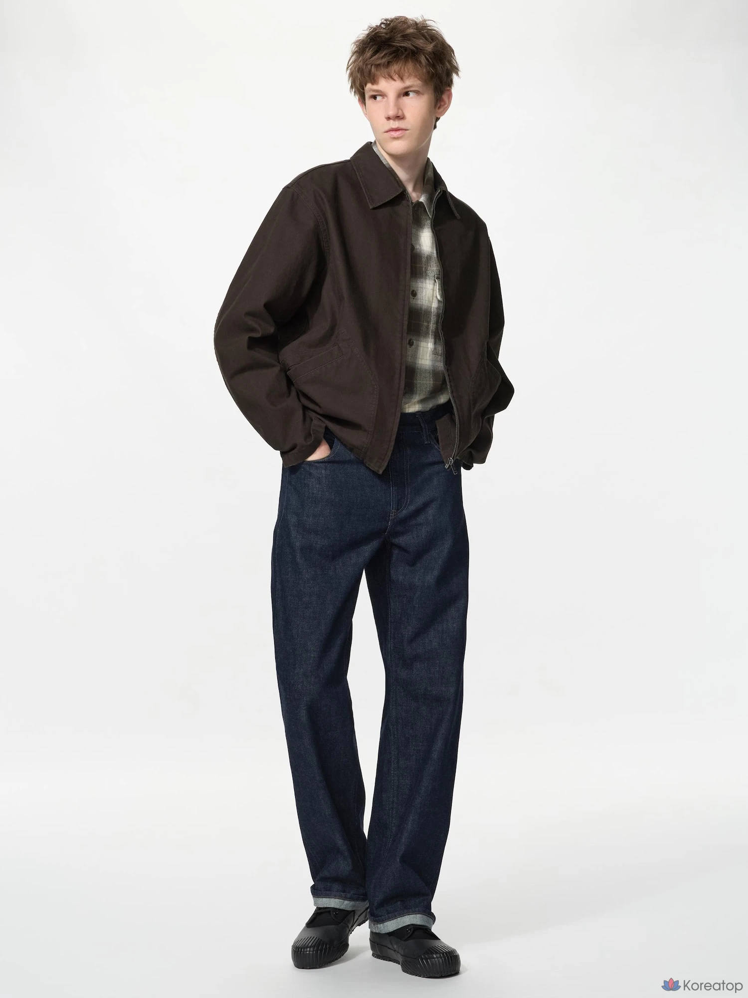Блузон на молнии Uniqlo