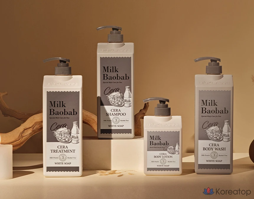 Лосьон для тела Milk Baobab Cera White Soap, 600 мл, 1 шт.