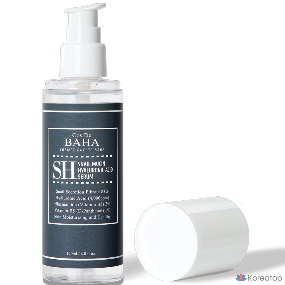 Сыворотка Cos De Baha SH Snail Mucin 83% Snail Mucin Filtered Fluid, 120 мл, 1 шт.