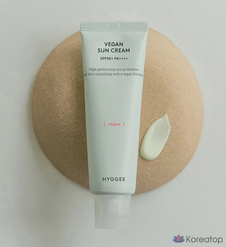 Солнцезащитный крем HYGGEE Vegan Sun Cream SPF50+ PA++++, 50 мл, 1 шт.