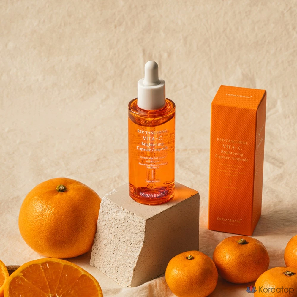 Ампульная сыворотка Dermashare Red Hyang Vita C Brightening Capsule Ampoule, 50 мл, 1 шт.