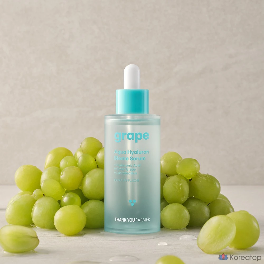 Сыворотка Thank You Farmer Grape Aqua Biome Serum, 50 мл, 1 шт.