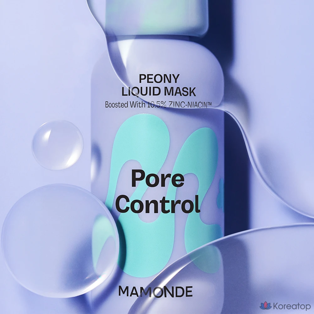 Тканевая маска для лица Mamonde Pore Control Peony Liquid Mask, 80 мл, 1 шт.