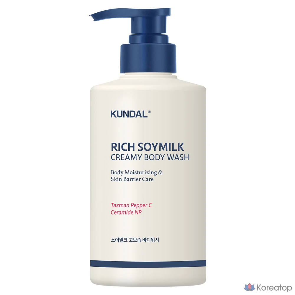 Гель для душа Kundal Rich Soy Milk Creamy Body Wash, 500 мл, 1 шт.