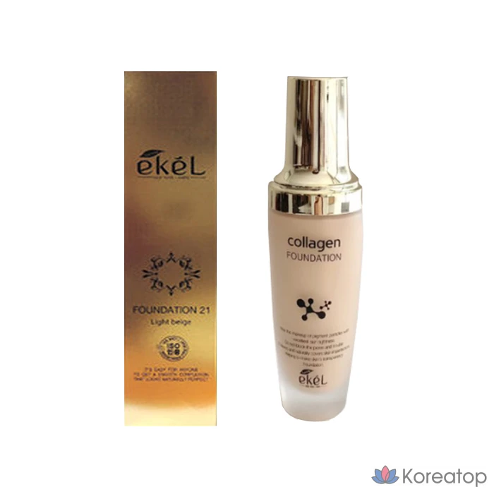 Фундамент Ekel Makeup Base, оттенок 23 True Beige, 50 мл, 1 шт.