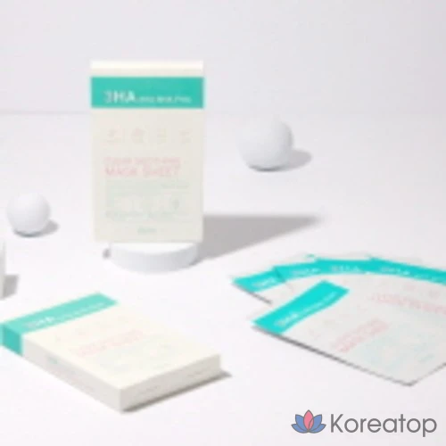 Тканевая маска для лица Esfolio Threeha Clear Soothing Mask, 10 шт.