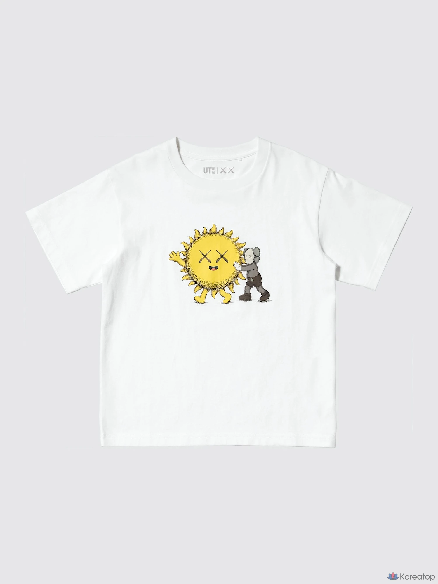 Футболка детская Uniqlo KAWS Universe UT Graphic T-Shirt, черный