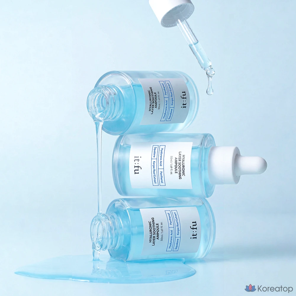 Ампульная сыворотка REJURAN It’s Pure Hyaluronic Acid Ampoule PDRN Panthenol Squalane, 50 мл, 1 шт.