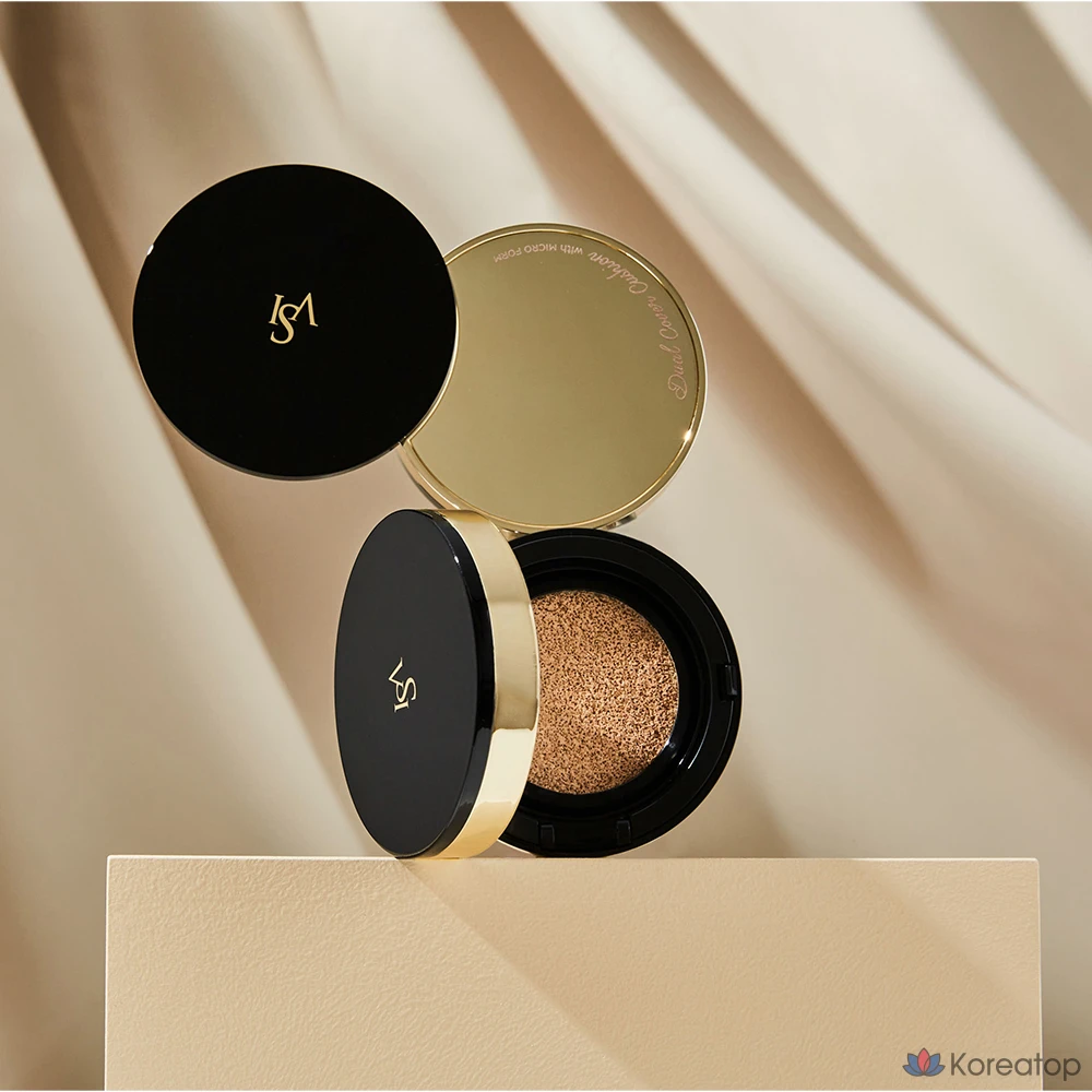Кушон Isa Knox Dual Cover Cushion Special + Refill, оттенок 23 Natural Beige, 15 г, 1 шт.
