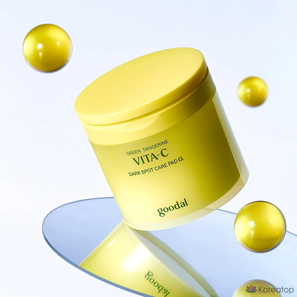 Тонер-пэды Goodal Green Tangerine Vita C Dark Spot Care Toner Pads (AD), 70 шт.