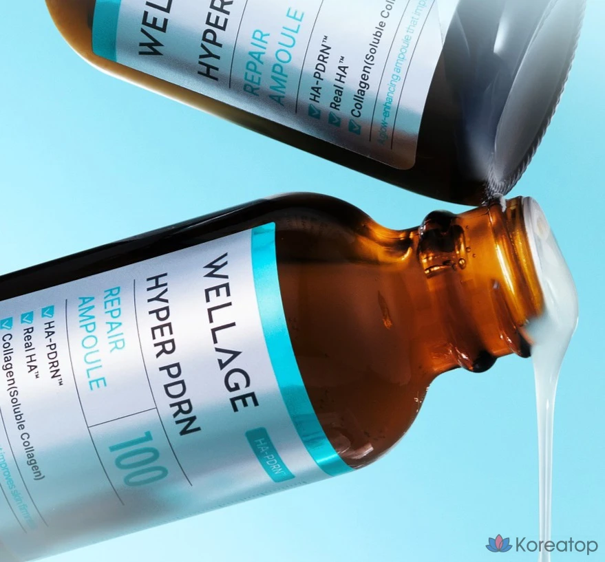 Ампульная сыворотка WELLAGE Hyper PDRN Repair Ampoule, 30 мл, 1 шт.