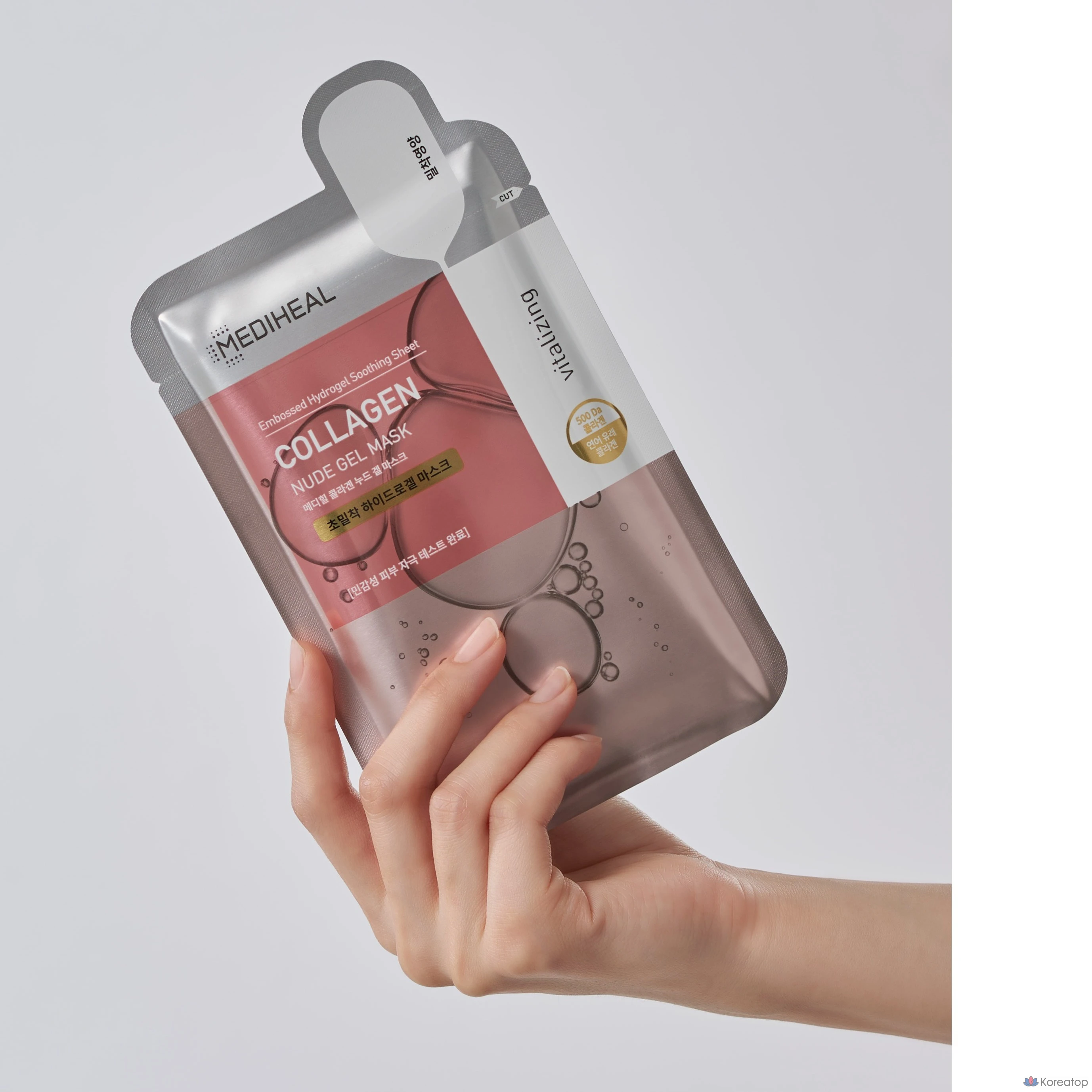 Тканевая маска для лица MEDIHEAL Collagen Nude Gel Mask, 30 шт., фото 5