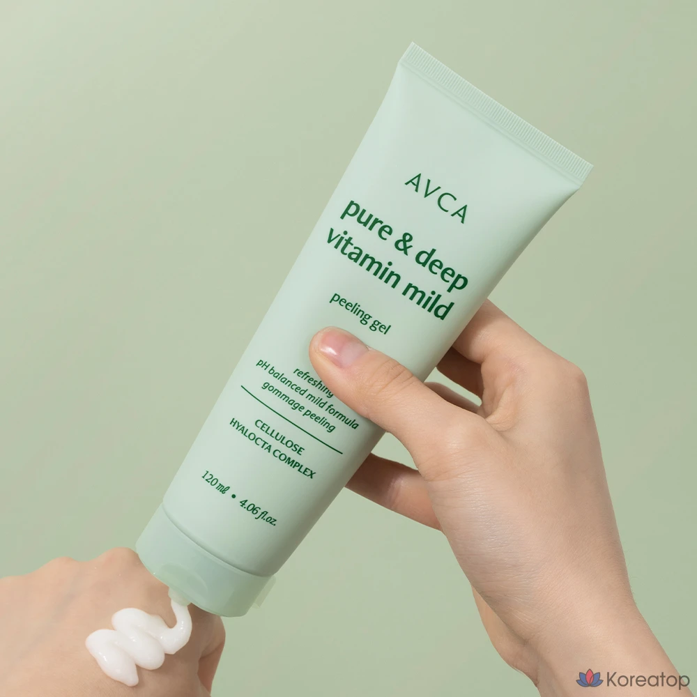 Пилинг-гель AVCA Pure &amp; Deep Vitamin Gentle Low pH Peel, 120 мл, 1 шт.