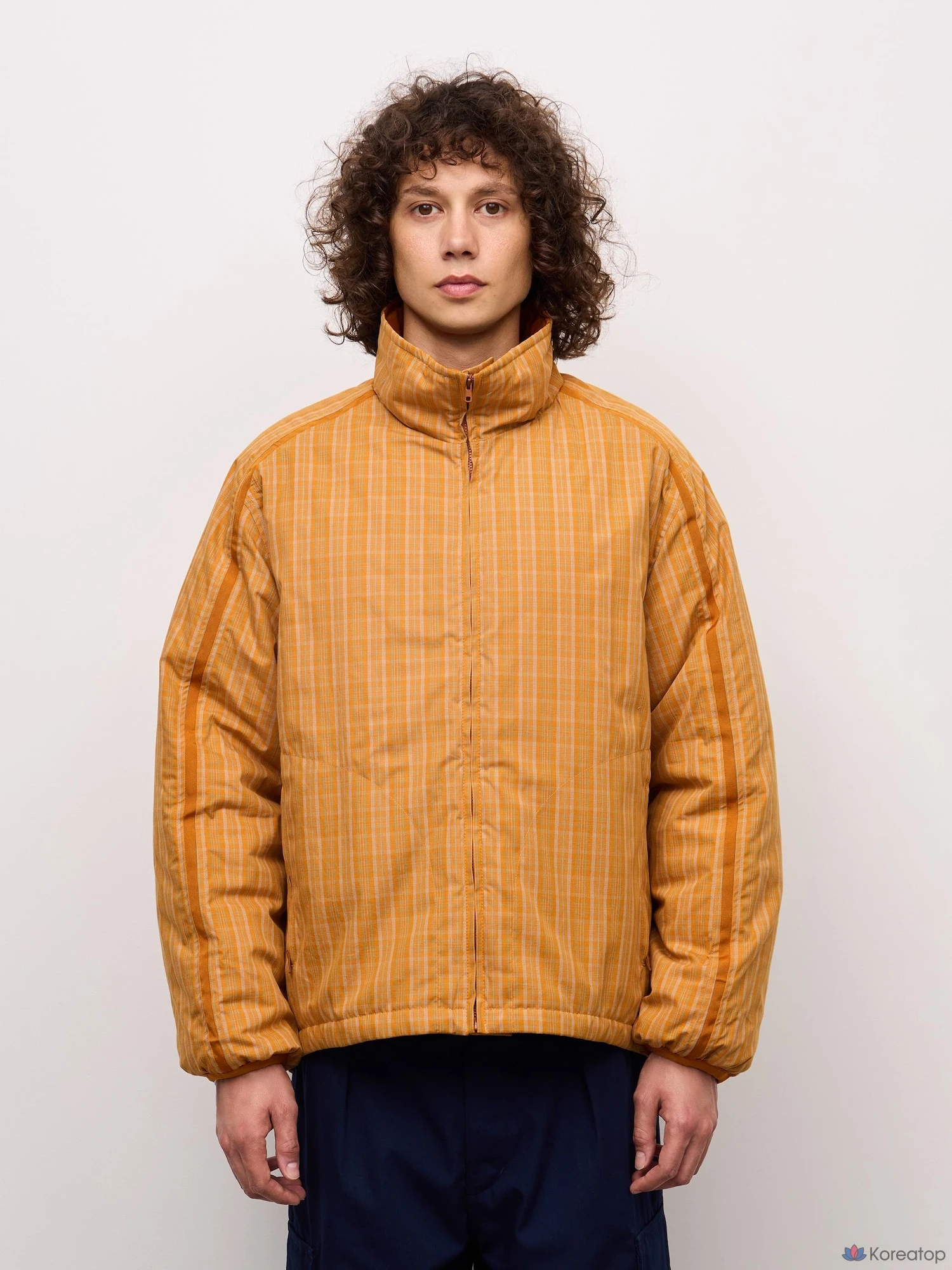 Куртка Uniqlo Padded Stand Check Jacket