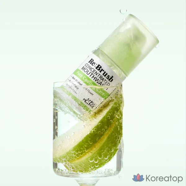 Ополаскиватель для полости рта Re:Brush Leo J Developed Juice Concentrated Gargle Green Apple, 20 мл, 1 шт.