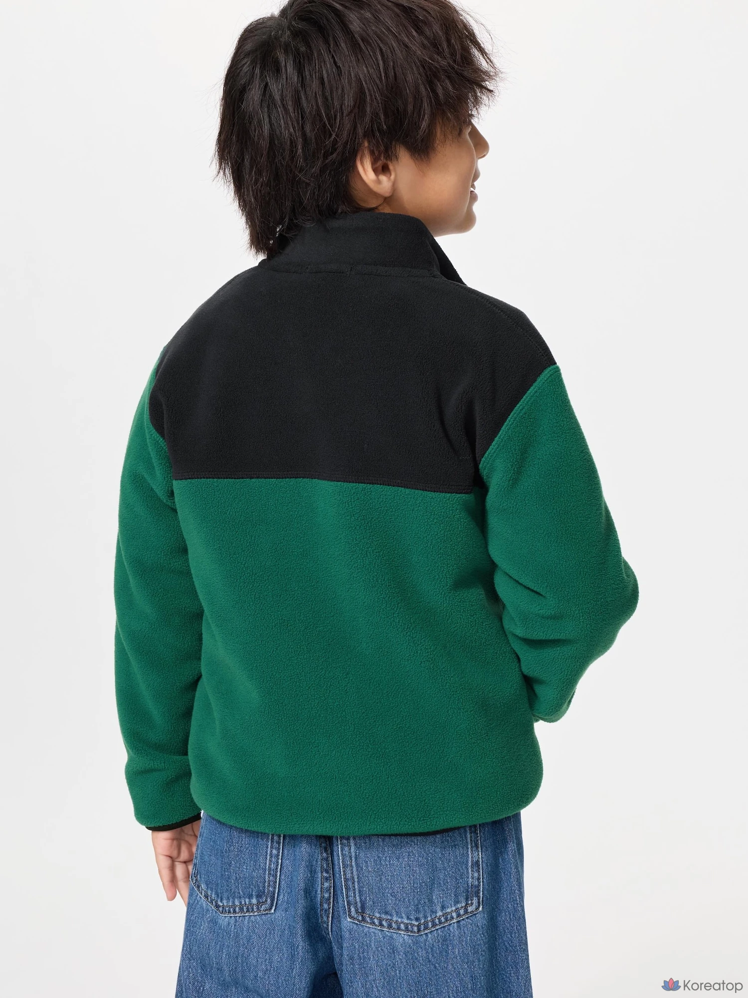 Куртка флисовая детская Uniqlo Fleece Full-Zip Jacket, Color Block