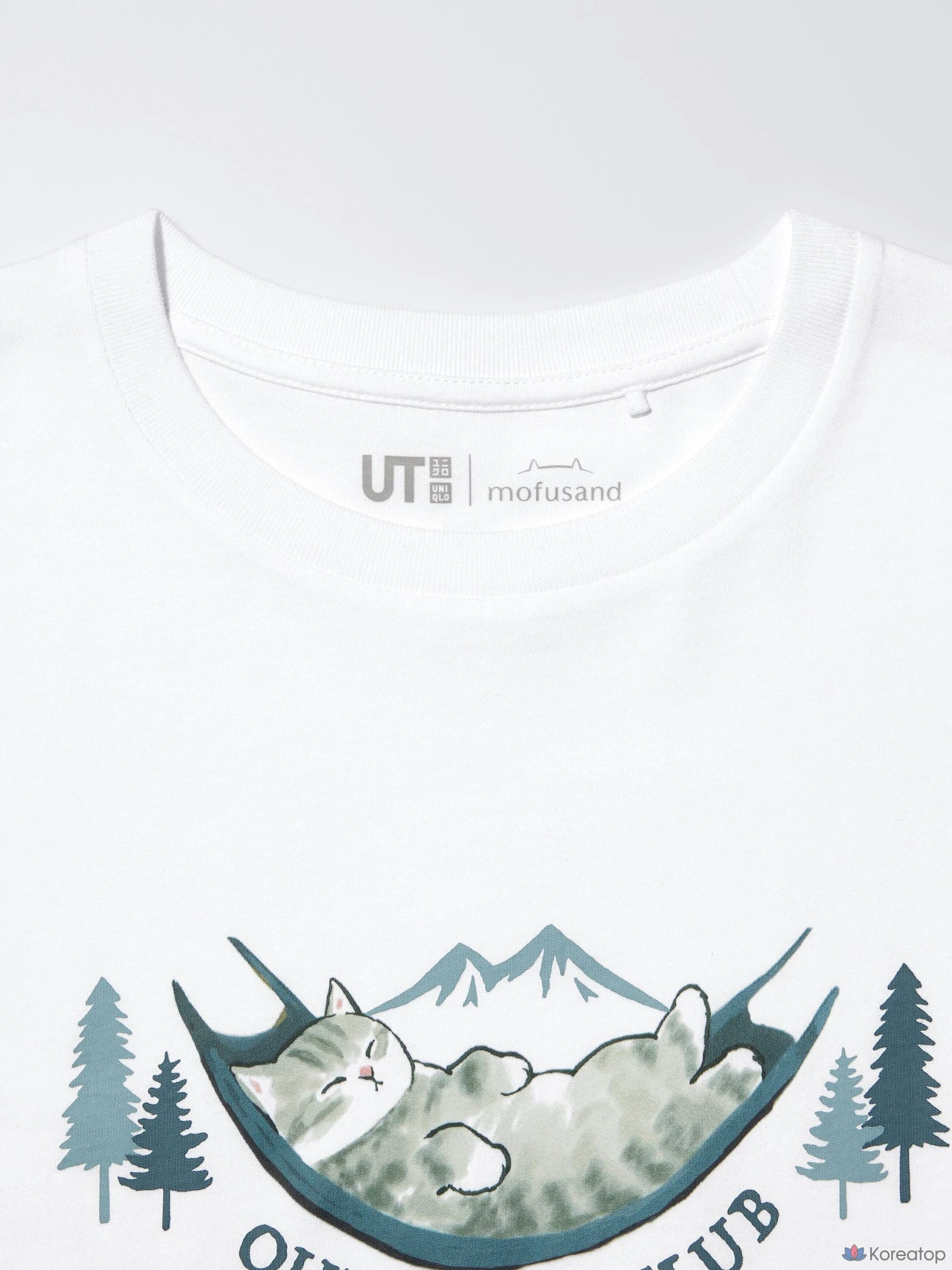 Футболка для девочек Uniqlo mofusand UT Graphic T-Shirt