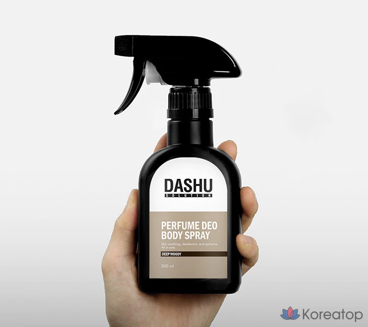 Дезодорант-спрей для тела DASHU Solution Perfume Deodorant Body Spray Deep Woody, 200 мл, 1 шт.