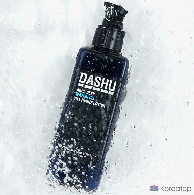 Набор для ухода DASHU Men's Aqua Deep Poten Toner + Waterful All-in-One Lotion Set, 1 шт.