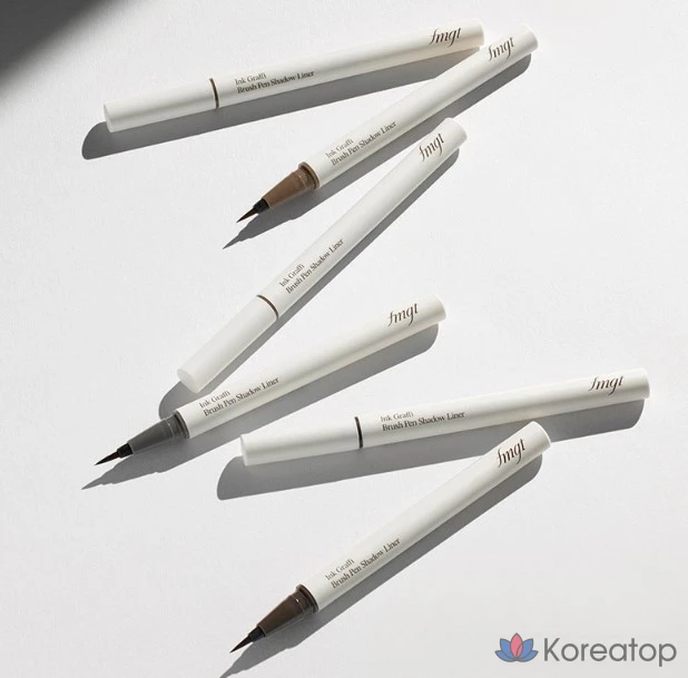 Бьюти-пенкал FMGT Ink Graffiti Brush Pen Shading Liner, оттенок Ash Black, 1 шт.