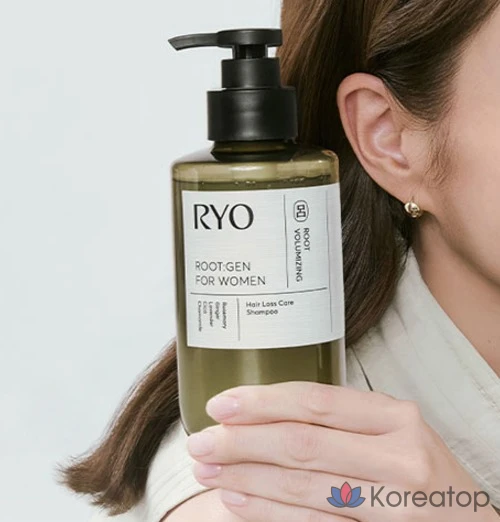 Шампунь Ryo Rootgen Women’s Customized Hair Loss Care, аромат бергамота и лаванды, 242 мл, 1 шт.